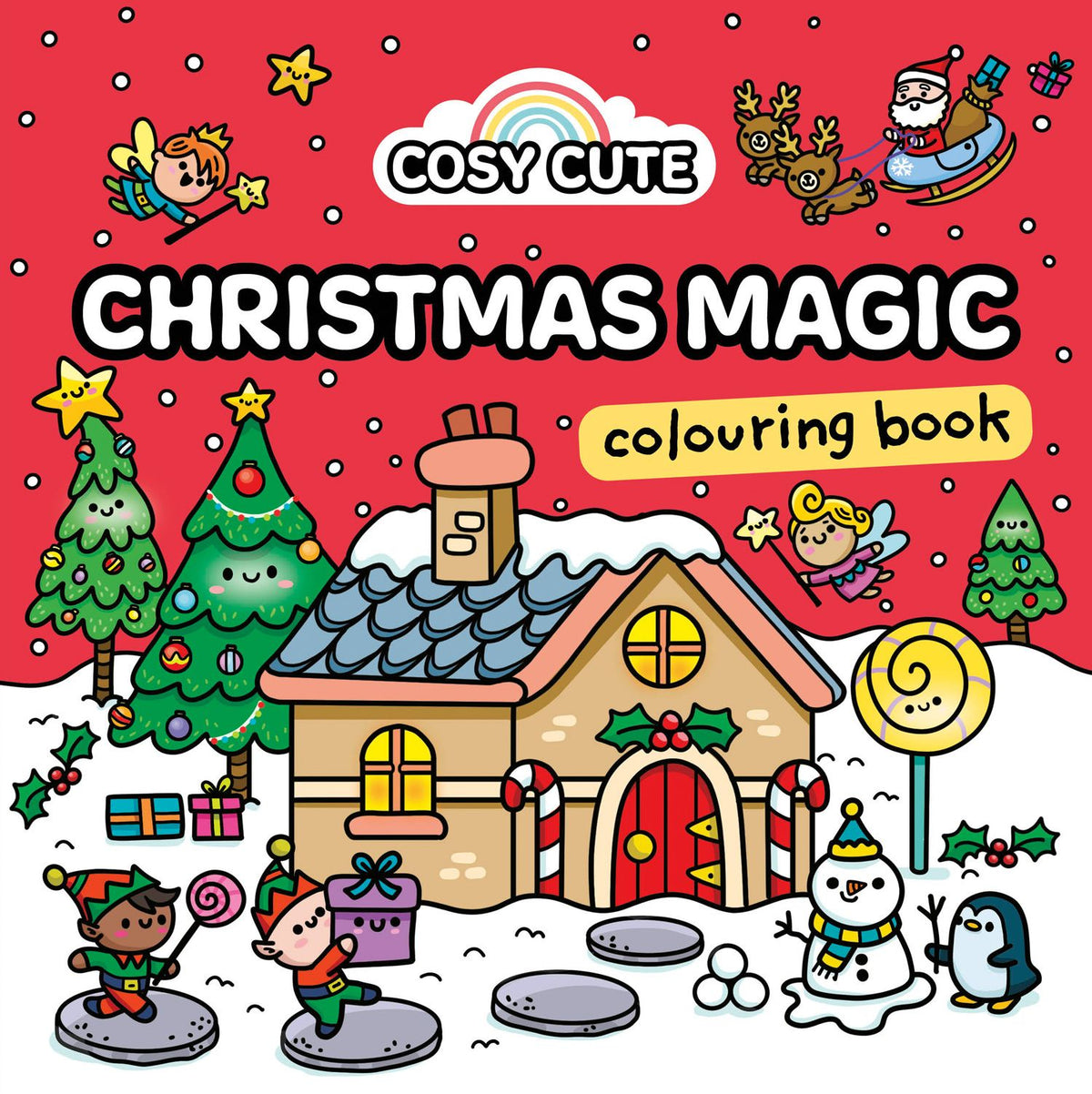 Cosy Cute Christmas Magic Colouring Book