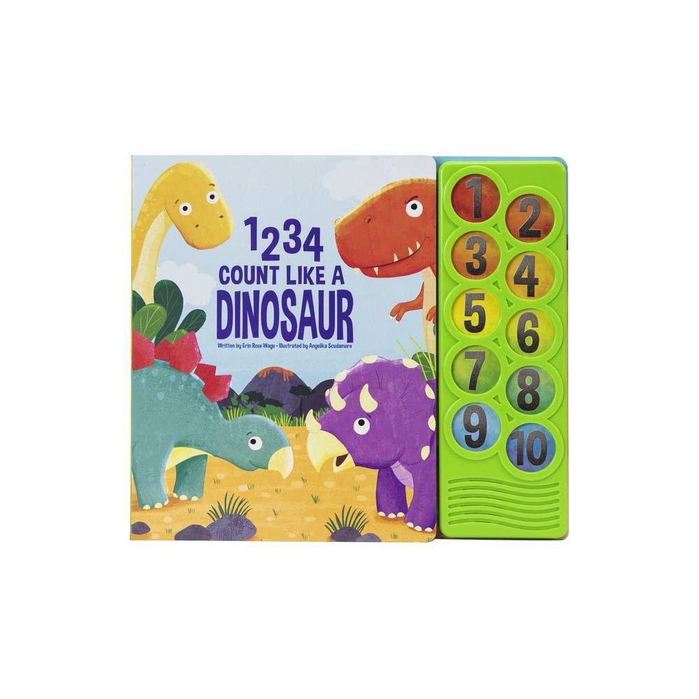 1234 Count Like a Dinosaur - Counting Sound Book - PI Kids