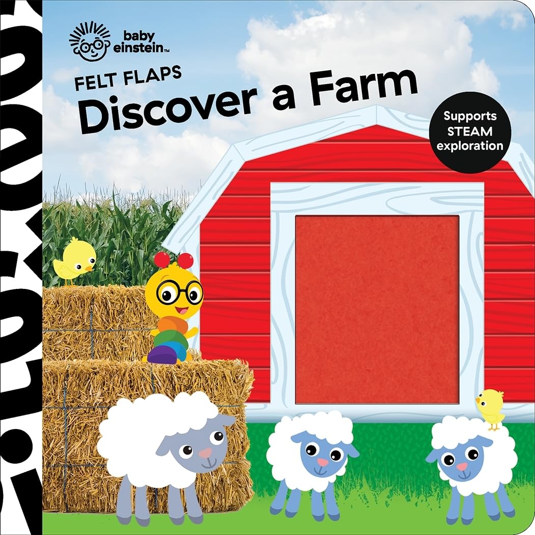 PHOENIX INTL: Baby Einstein: Discover a Farm Felt Flaps (Board Book)