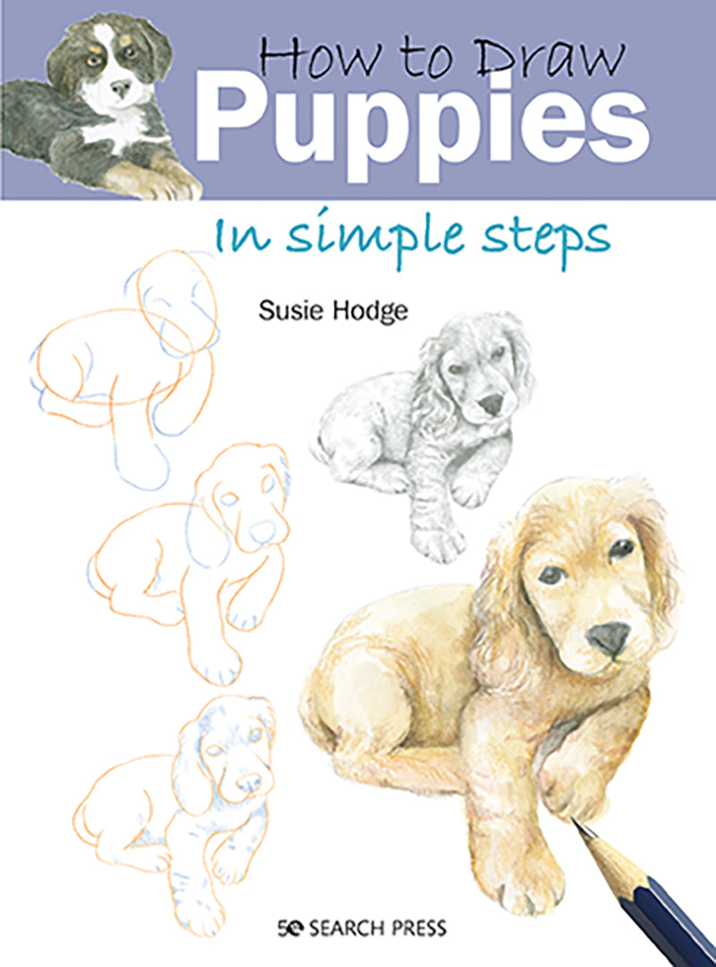 How to Draw Puppies: In Simple Steps – Books for Kids