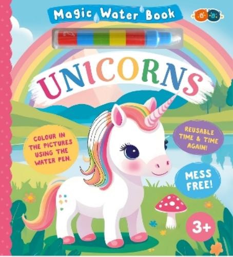 Buddy and Barney Magic Water Book - Unicorns (Hardback)