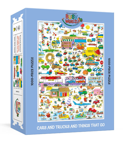 Richard Scarry's Cars and Trucks and Things That Go: 1000-Piece Puzzle